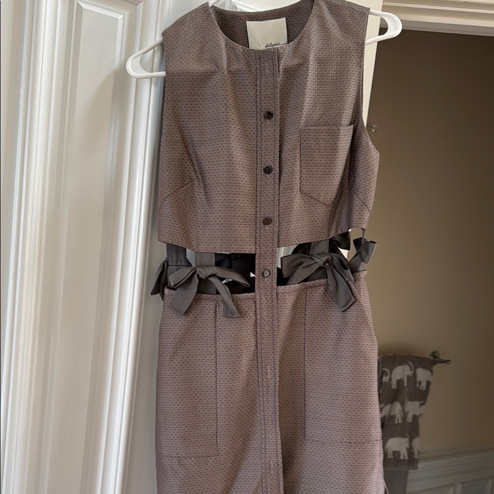 3.1 Philip Lim bow cutout dress size 4 NWT  Sleeveless Dress
